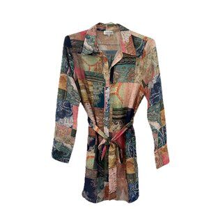 ACOA NWOT long sleeve shirt dress, Med